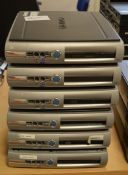 6 x Compaq D51U Small Form Factors Desktop Computers - Intel Pentium - Various Ram Sizes - HARD DISK