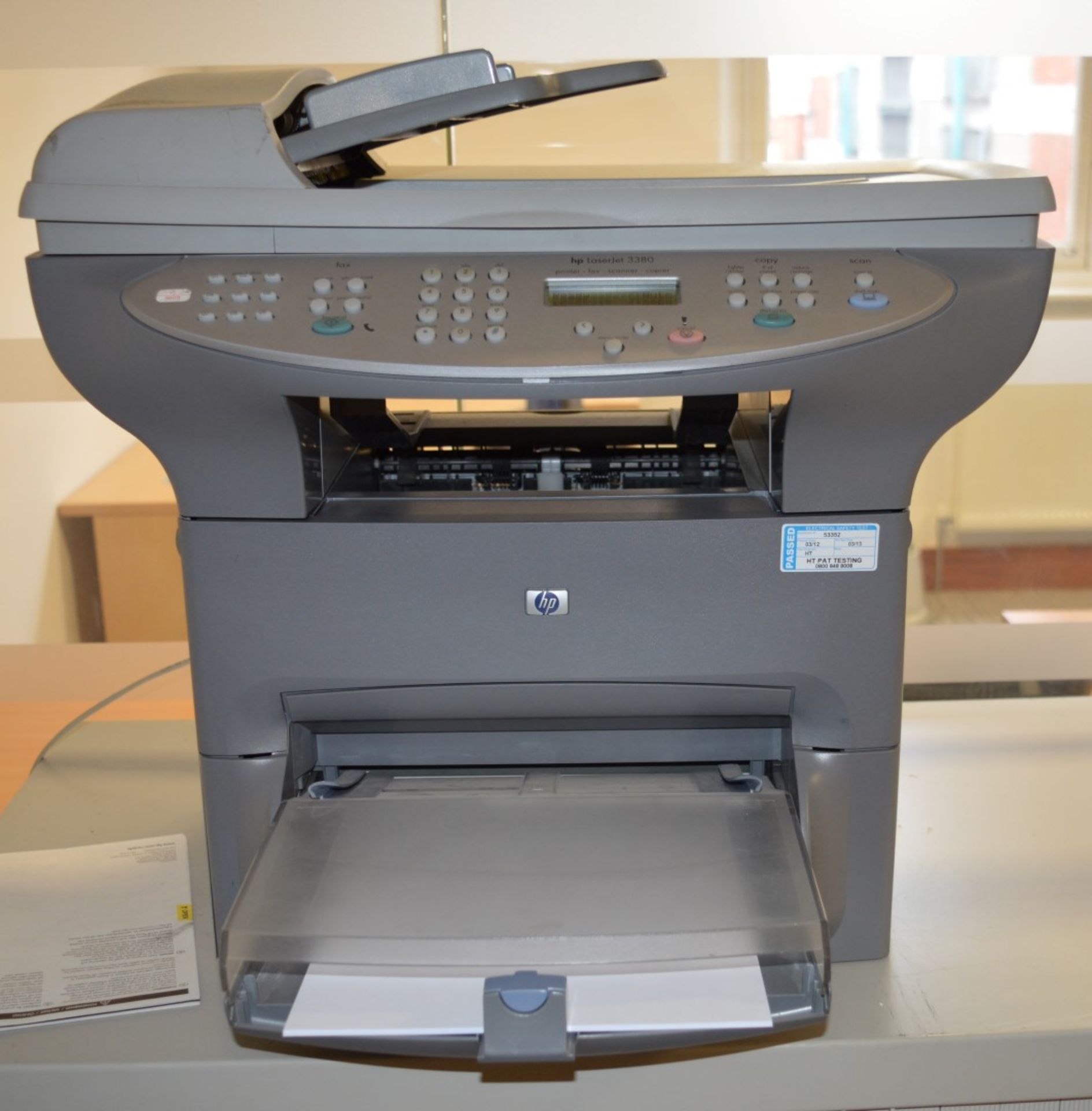 1 x HP Laserjet All in One Laser Printer - Model 3380 - Print, Scan and Fax - From Working Office - Image 2 of 4