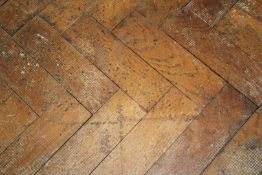 Reclaimed Hardwood PARKQUET Flooring - Full Room Measuring Approx 750 x 580 cms - 43 Suare