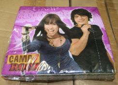 60 x Packs Of Disney Camp Rock Paper Napkins - Each Pack Contains 20 x 33cm 2ply Napkins - RRP £3.20