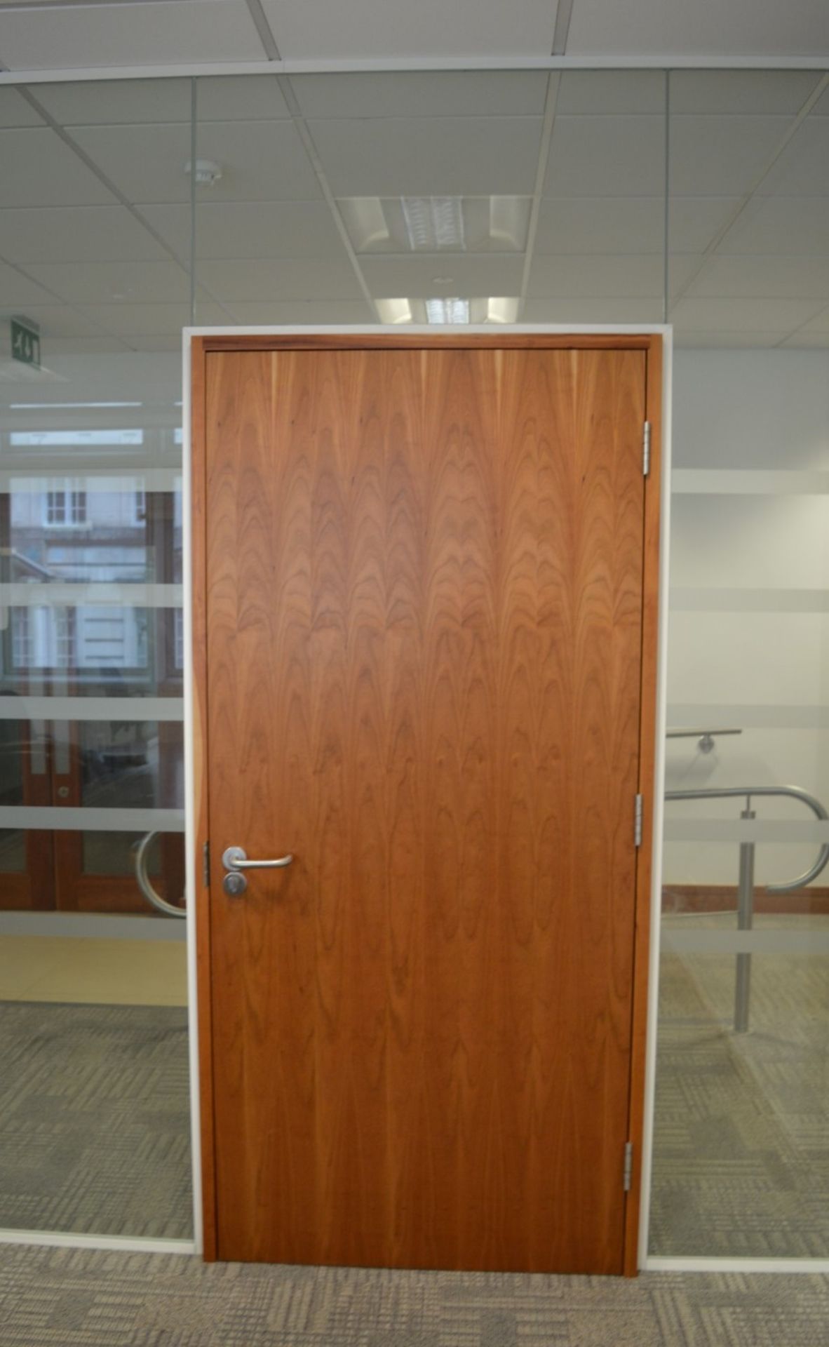 1 x Frameless Glass Partition Corner Office Run – Suitable For Upto Four Offices - Perfect For - Image 6 of 10