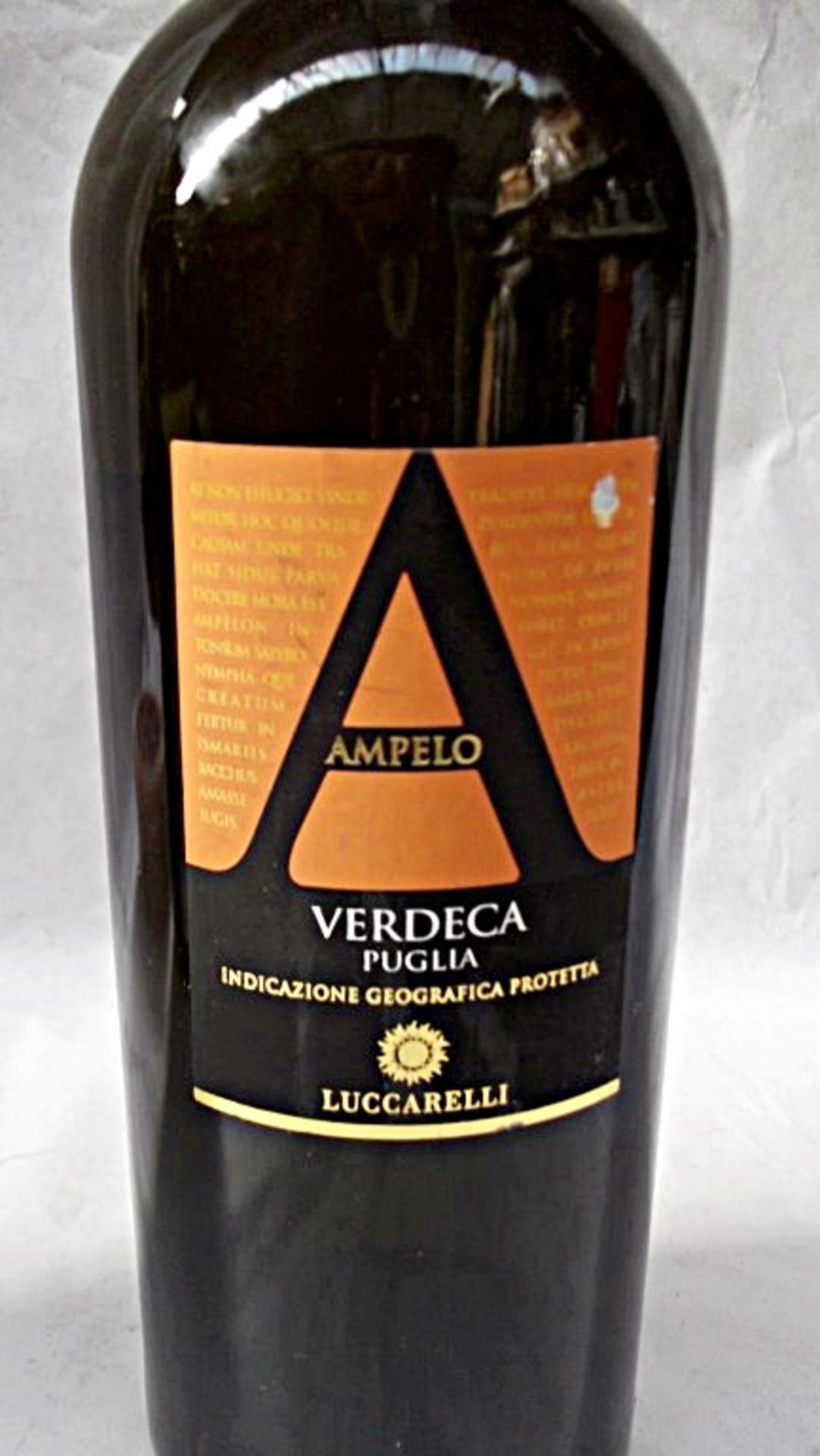 1 x Luccarelli Ampelo Verdeca Puglia IGT, Italy – 2012 - Bottle Size 75cl - Volume 12% - Ref W1080 - - Image 2 of 3