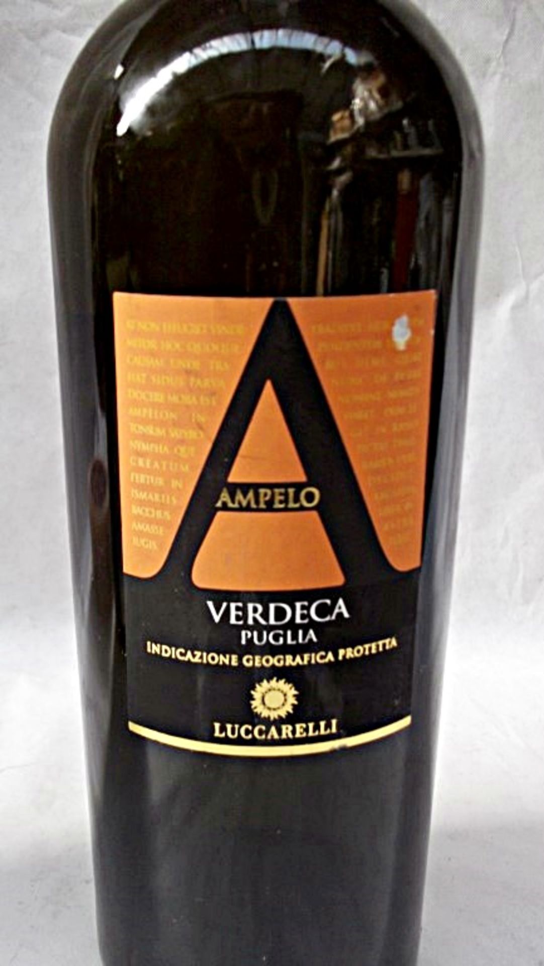 1 x Luccarelli Ampelo Verdeca Puglia IGT, Italy – 2012 - Bottle Size 75cl - Volume 12% - Ref W1029 - - Image 3 of 3