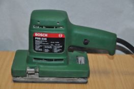 1 x Bosch PSS230 Orbital Hand Sander - Good Working Order - CL105 - Ref LON64 - Location: Altrincham