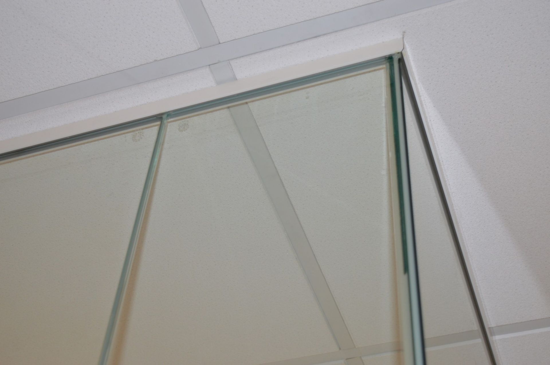 1 x Frameless Glass Partition Corner Office - Perfect For Creating a Contemporary Office Space in - Image 12 of 12