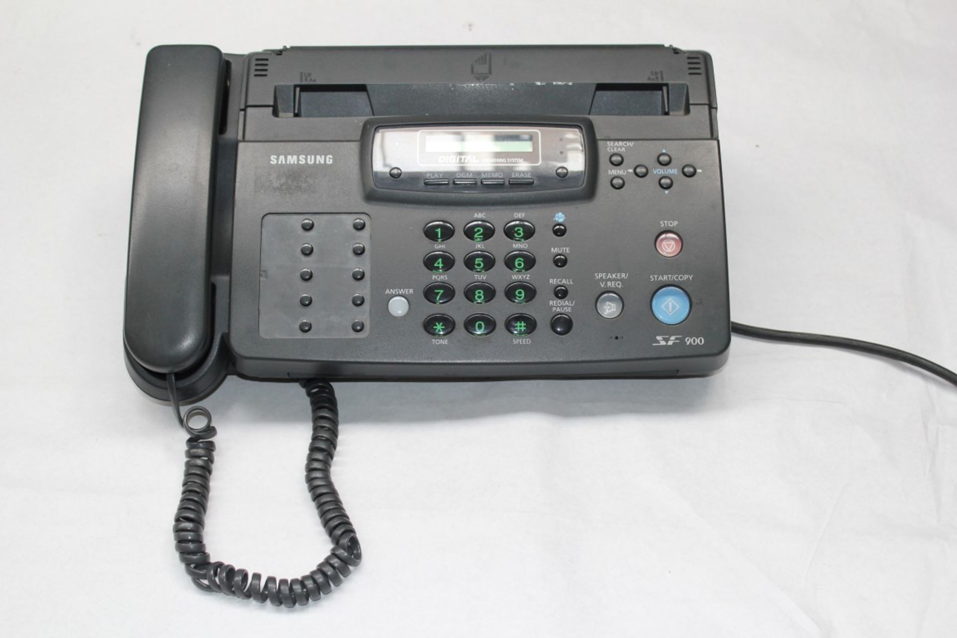 1 x Samsung Fax Machine - Model: SF 900 - Pre-owned, Taken From A Working Office Enviroment - - Image 2 of 4