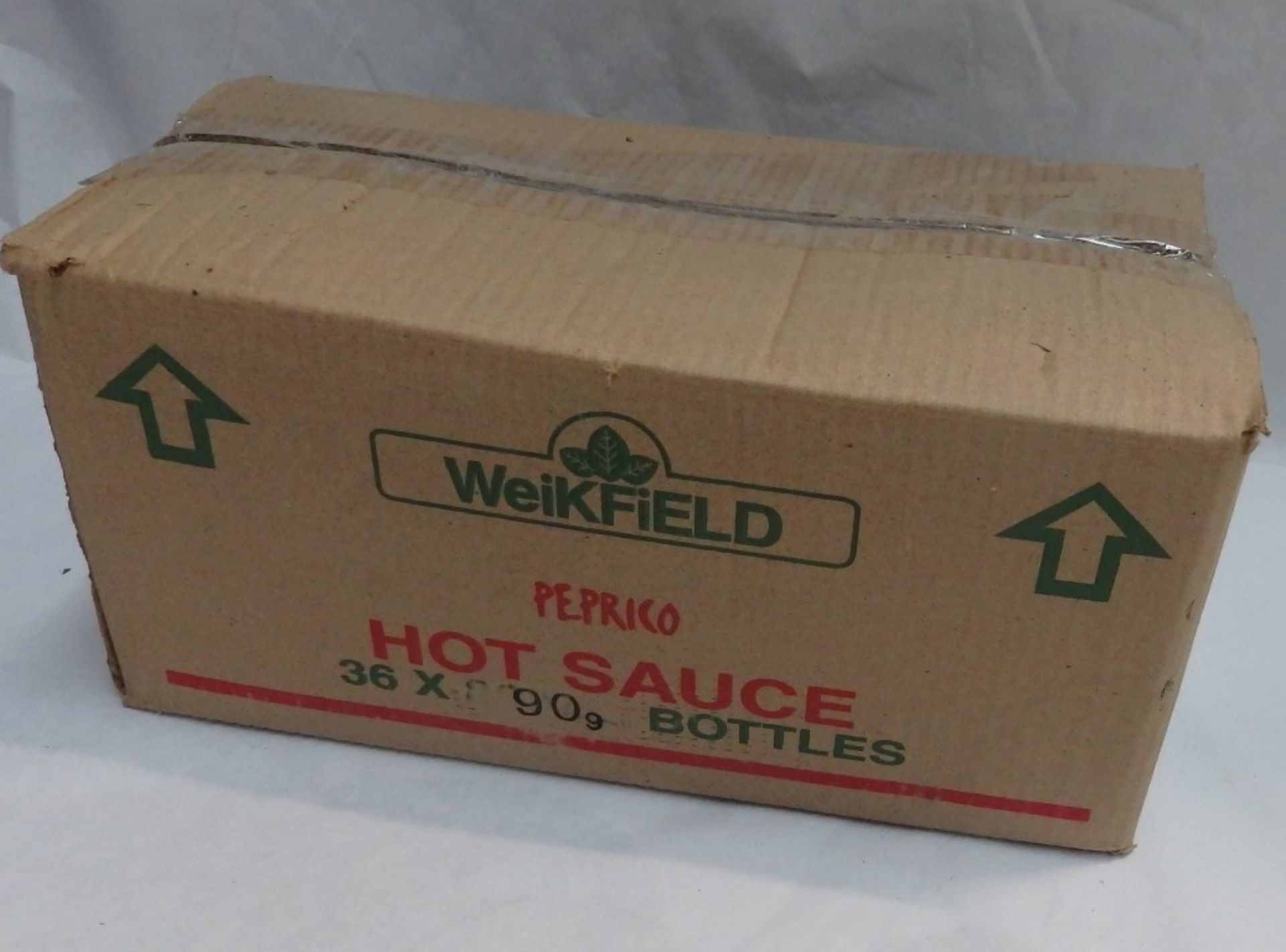 142 x Weikfield 90g Peprico HOT Sauce – Includes 4 Cases of 36– Unopened – Unused – Boxed – - Image 3 of 3