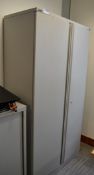 1 x Triumph Office Storage Cabinet With Tambour Sliding Doors - Includes Key - H183 x W95 x D47 cm -