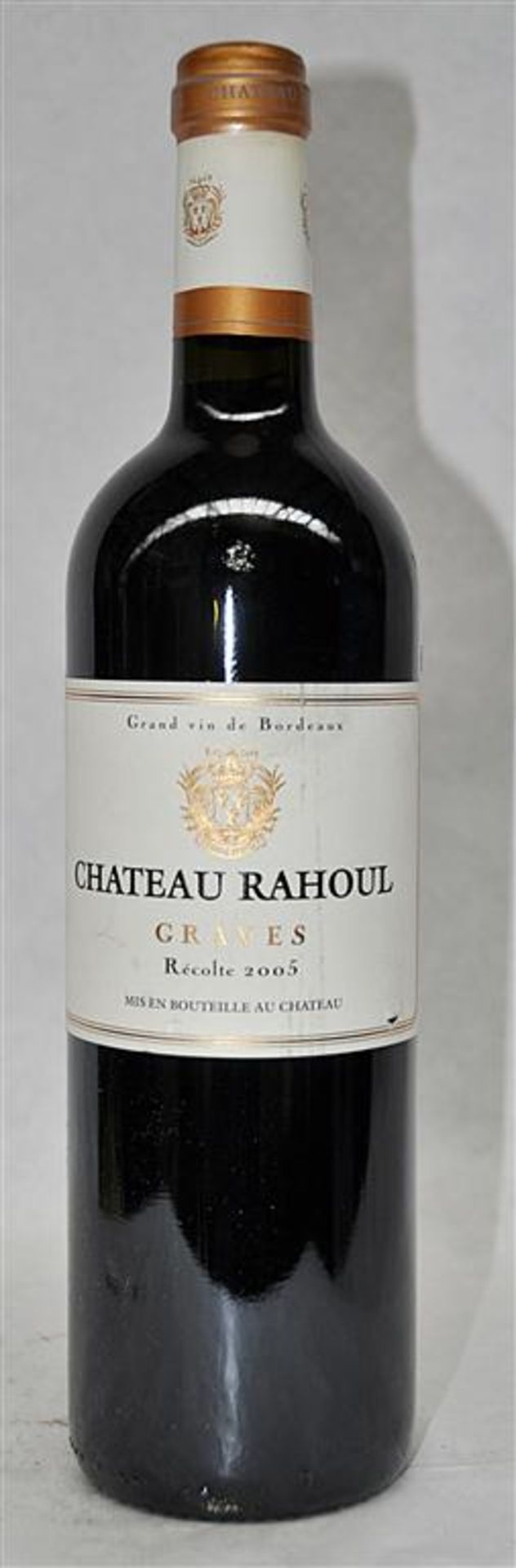 1 x Chateau Rahoul Graves Recolte Red Wine - French Wine - Year 2005 - Bottle Size 75cl - Volume 13%