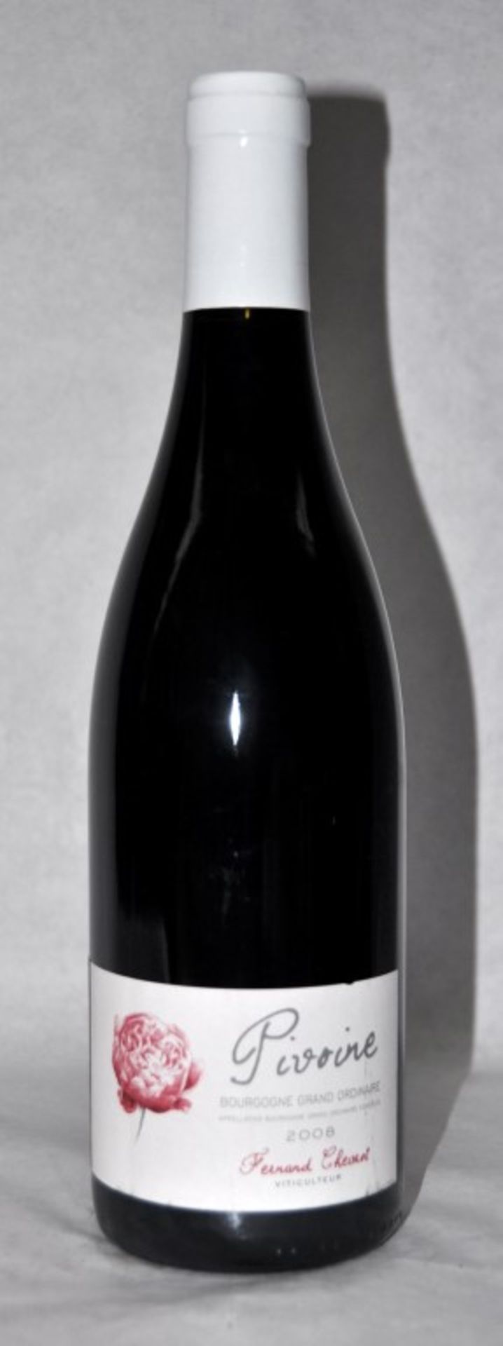 1 x Domaine Chevrot Pivoine Bourgogne Grand Ordinaire Red Wine - French Wine - Year 2008 - Bottle