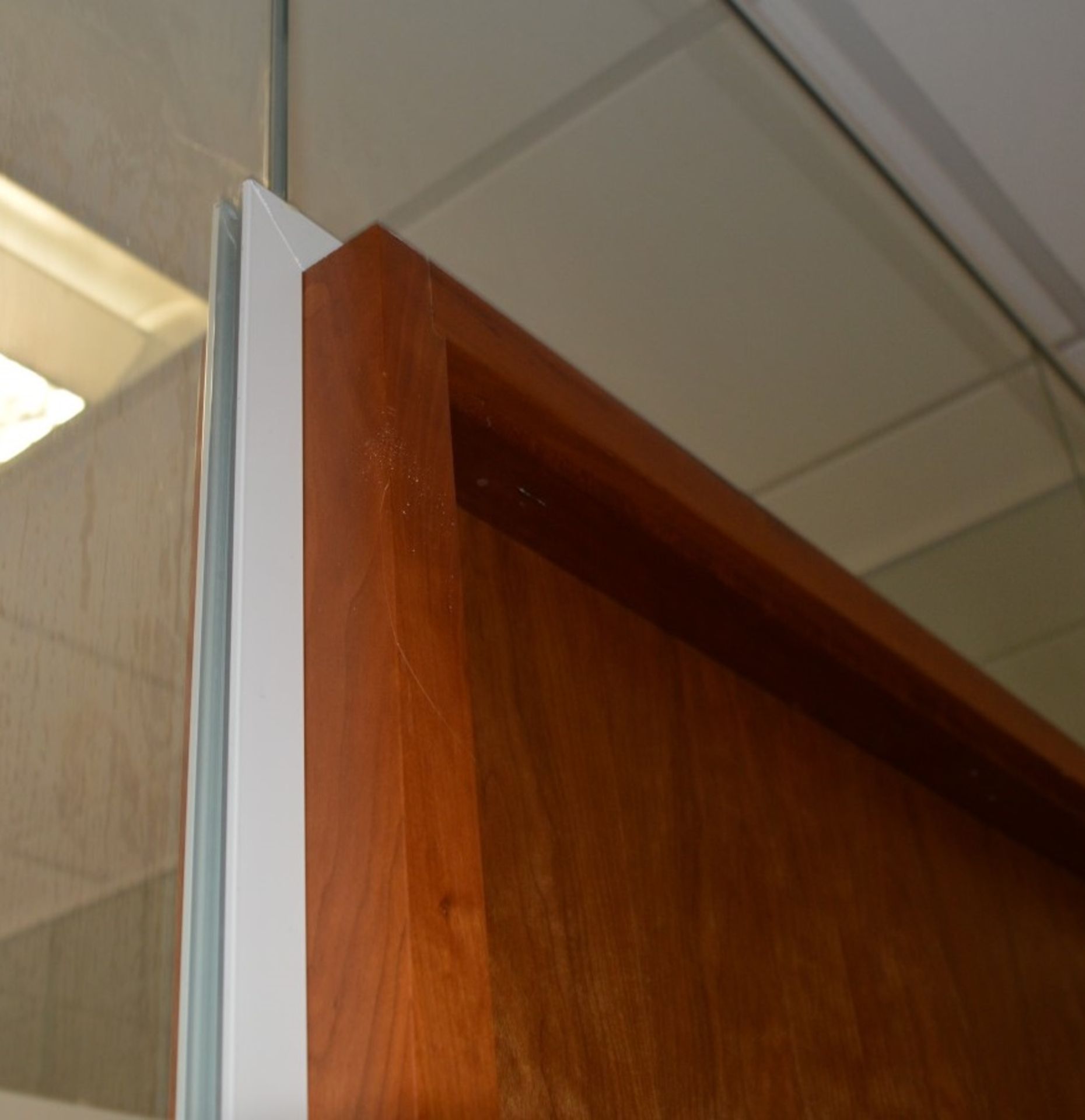 1 x Frameless Glass Partition Corner Office - Perfect For Creating a Contemporary Office Space in - Image 8 of 12