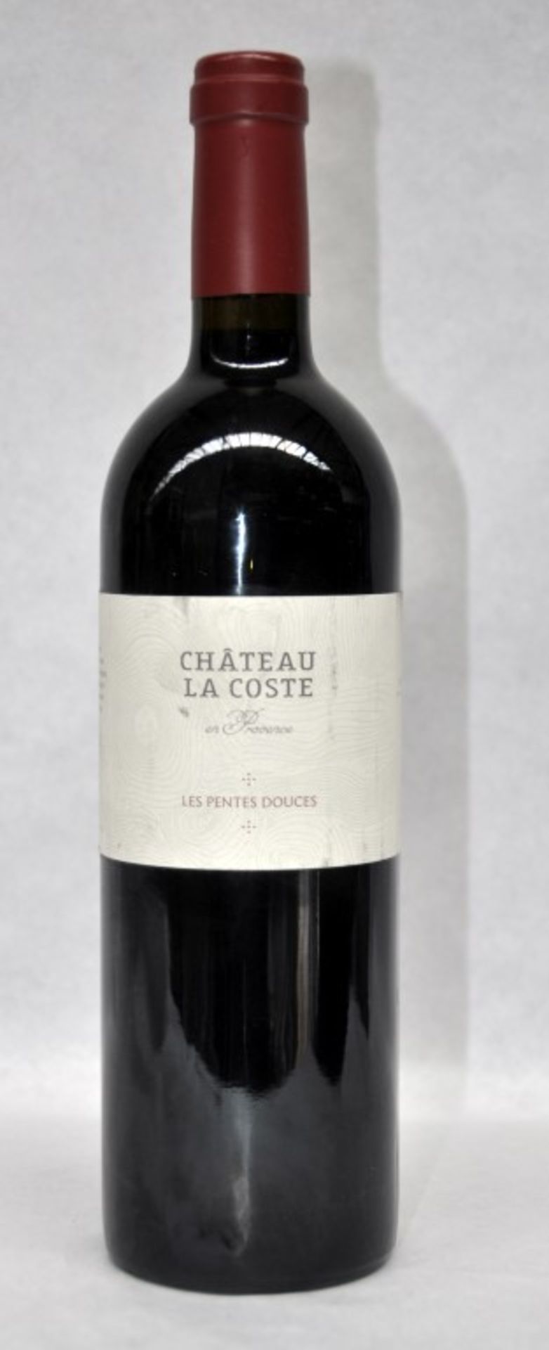 1 x Chateau La Coste Les Pentes Douces Red Wine - French Wine - 2007 - Bottle Size 75cl - Volume 14%