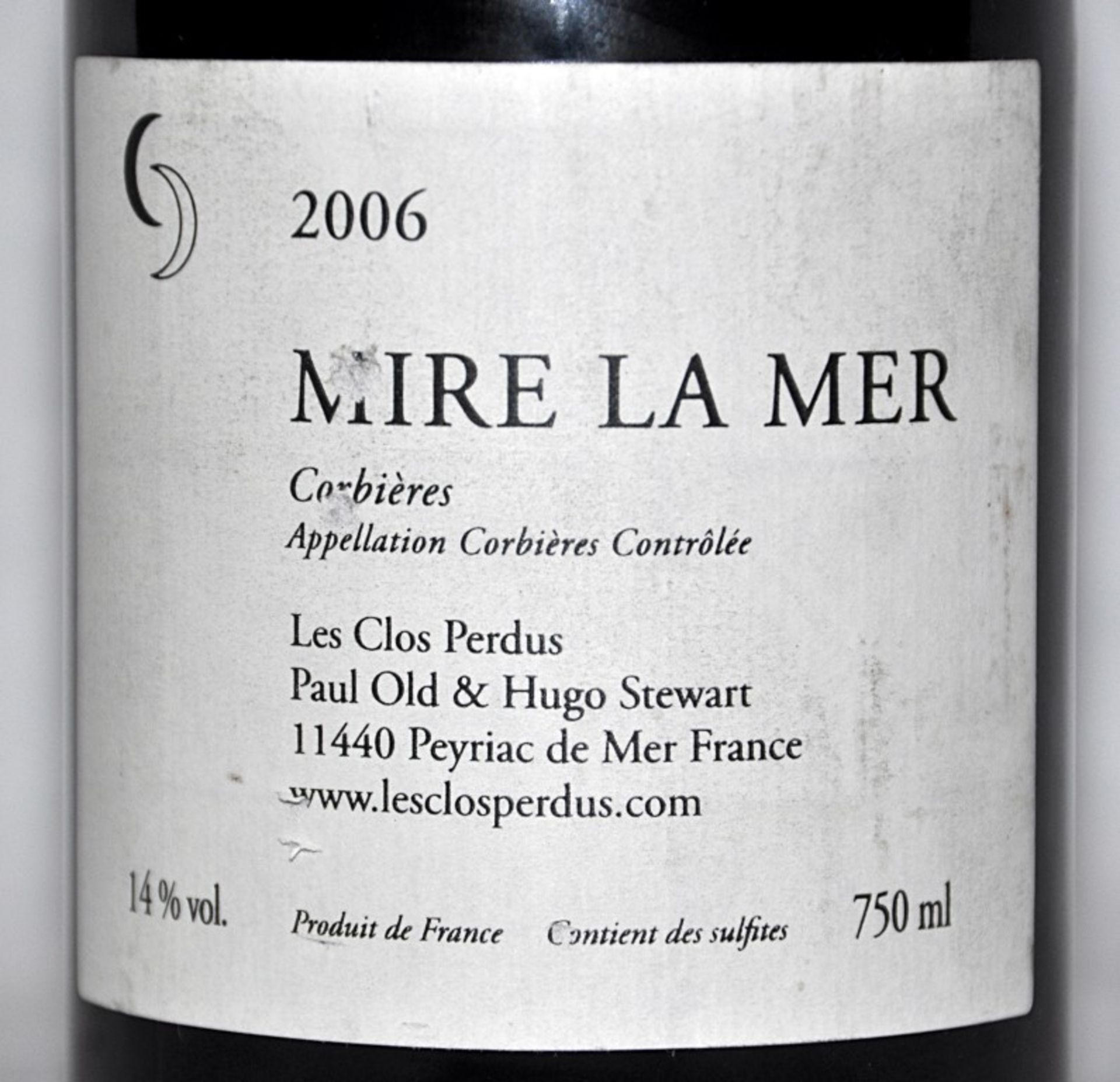 1 x Les Clos Perdus Corbieres Mire La Mer – French Wine – Year: 2006 – Bottle Size 75cl - Volume 14% - Image 3 of 3