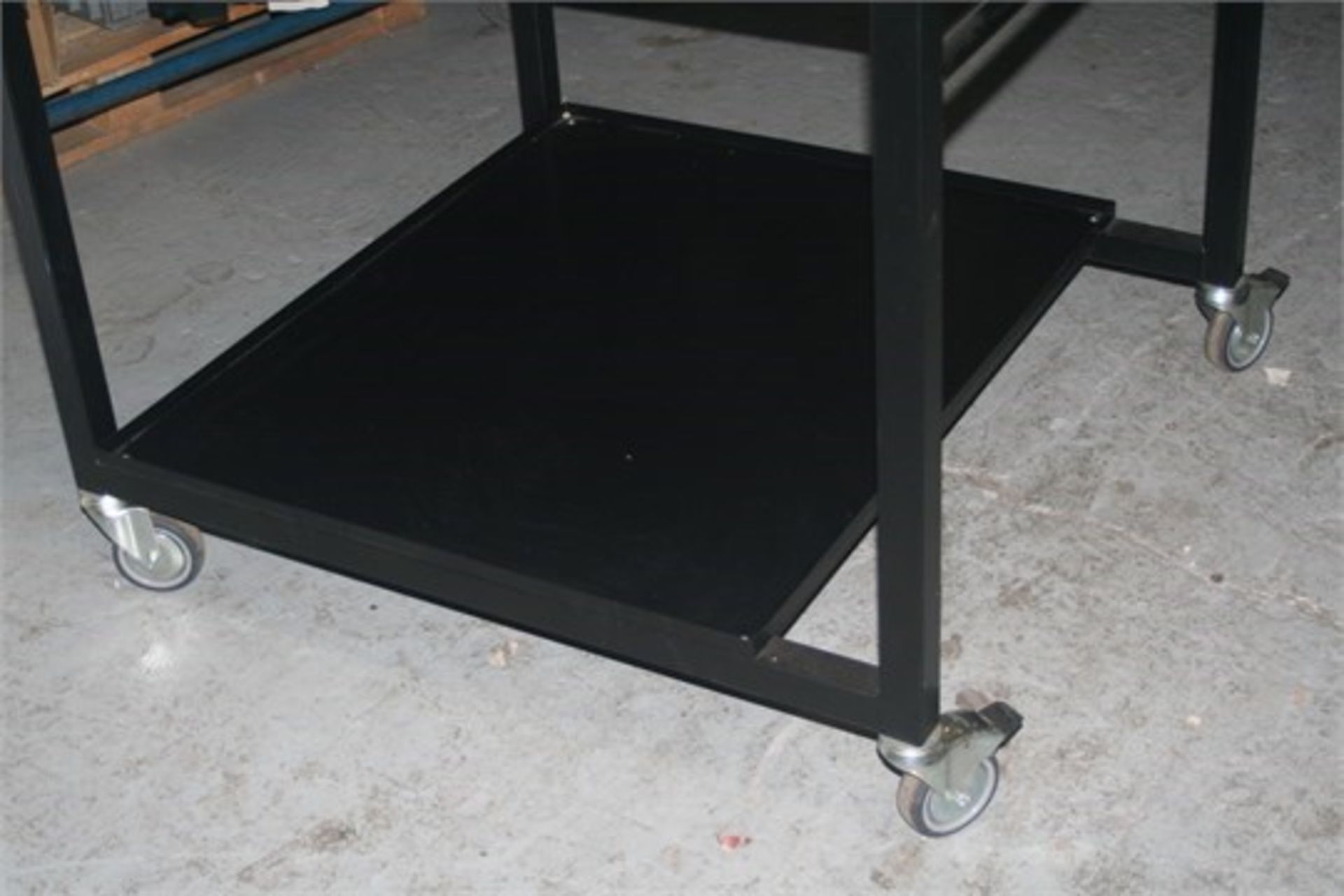 1 x Mobile Work Bench - Table Top Not Included - Large Size With Undershelf and Heavy Duty Castor - Image 2 of 2