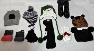 Approx 130 x Items Of Assorted Women's / Girls Clothing & Accessories – Box2220 – Inc Hats, Scarves,