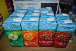 14 x Cartons of 1 Litre Sunpride Juice - Includes Orange, Apple and Cranberry - Best Before Sept/