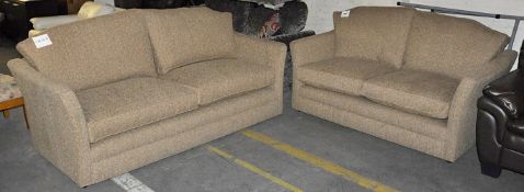 1 x Lomond 3+2 Gold Fabric Sofa Set By Wade Upholstery – Ex Display In Great Showroom Condition  – 3