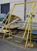 1 x Mezzanine Floor Pallet Gate - Must Have Item For Health & Safety - CL011 - Approx Width 180cms