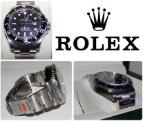 1 x Genuine ROLEX Oyster Perpetual Sea-Dweller MENS Diving WATCH - Unused With Protection Film -