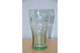 24 x Coca Cola Branded Glasses 450ml (16oz) – Genuine Commercial Georgia Green Glasses - Ideal For