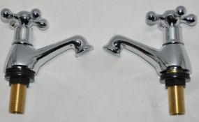 1x Set of Two Bath Taps - Used Commercial Samples – Boxed in Good Condition - Model : K02 – Plumbing