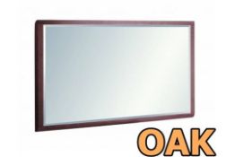 1 x Vogue ARC Bathroom Wall Mirror - PLEASE NOTE THIS UNIT IS FINISHED IN OAK - Series 1
