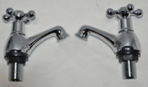 1x Set of Two Bath Taps - Used Commercial Samples – Boxed in Good Condition - Model : K01 – Plumbing