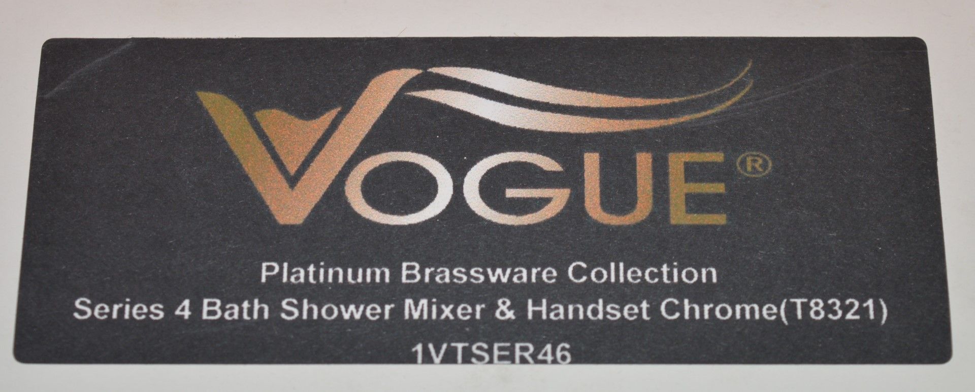 1 x Series 4 Bath Shower Mixer Spout Tap With Handset - Vogue Bathrooms Platinum Brassware - Image 6 of 12