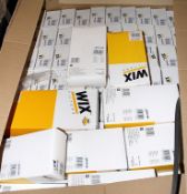 **Pallet Job Lot** Approx 90 x "Wix" Air Filters – Mostly Model: WA6243 - CL045 - New / Unused Stock