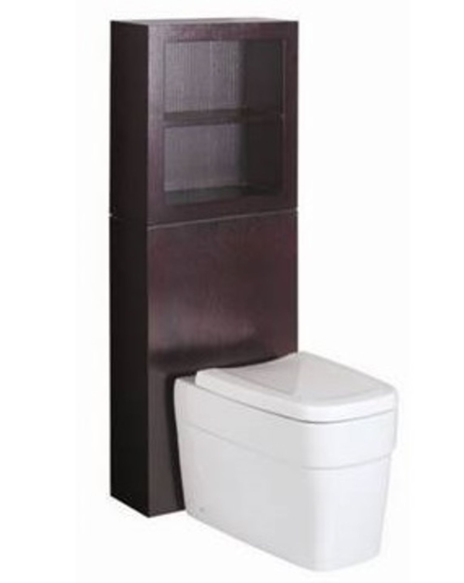 1 x Vogue ARC Bathroom BTW Cistern Unit With Top Shelf - Natural Oak - Type 2E - Manufactured to the - Image 2 of 2