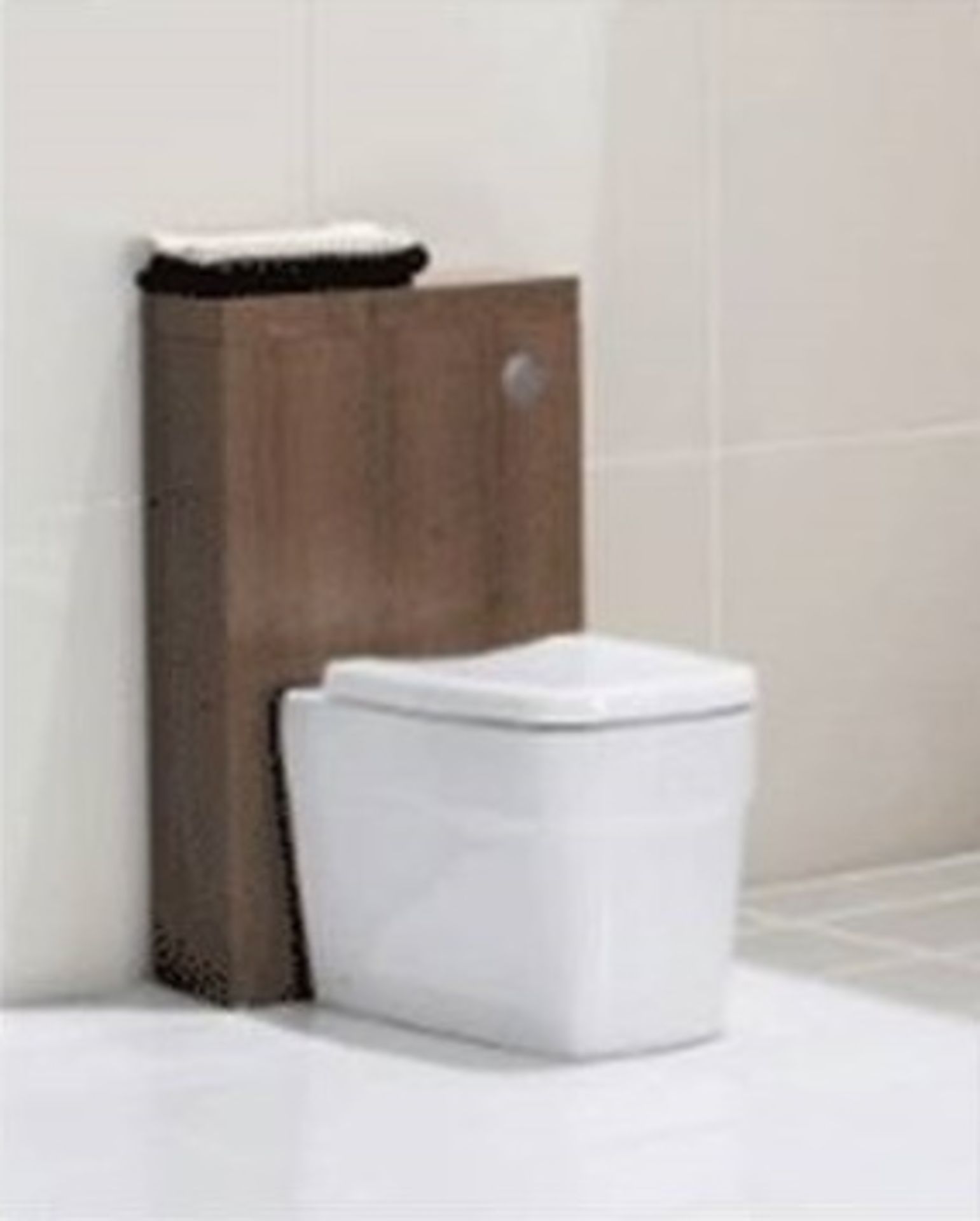 1 x Vogue ARC Bathroom BTW Cistern Unit With Top Shelf - Natural Oak - Type 2E - Manufactured to the