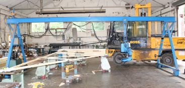 1 x Roof Trus Fabrication Press With Press Head - 3 Phase - Length 700cm Height 250cm - Working