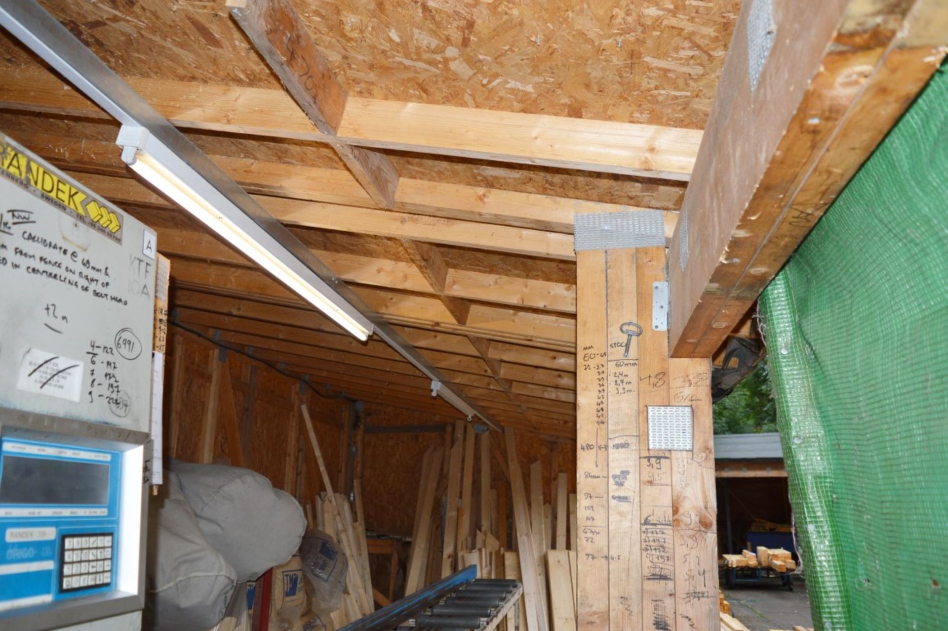 1 x Large Purpose Built Canopy Shed - Super Chord Purlin Construction With OSB Felted Roof - buyer - Image 7 of 7