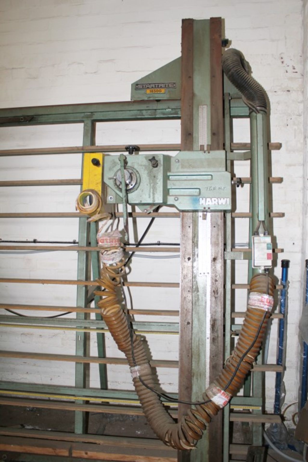 1 x Startrite Harwi 1850G Wood Cutting Vertical Wall Saw - 3 Phase - Working Order - Approx Length - Image 4 of 6