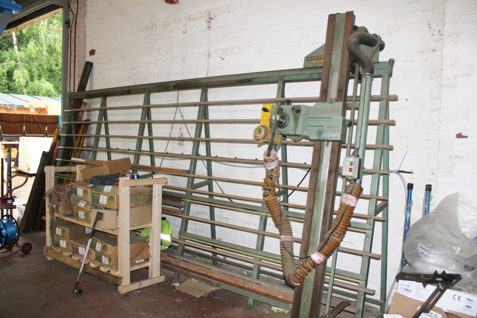 1 x Startrite Harwi 1850G Wood Cutting Vertical Wall Saw - 3 Phase - Working Order - Approx Length