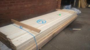 158 x Pieces of Unused TR26 Grade Timber - Size: 35 x 84 x 4.8m - Ref Lot 2 - CL151 - Location: