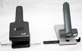 2 x Heavy Duty Office Hole Punchers - Includes: 1 x Novus B265 & 1 x Banner - From A Clean,