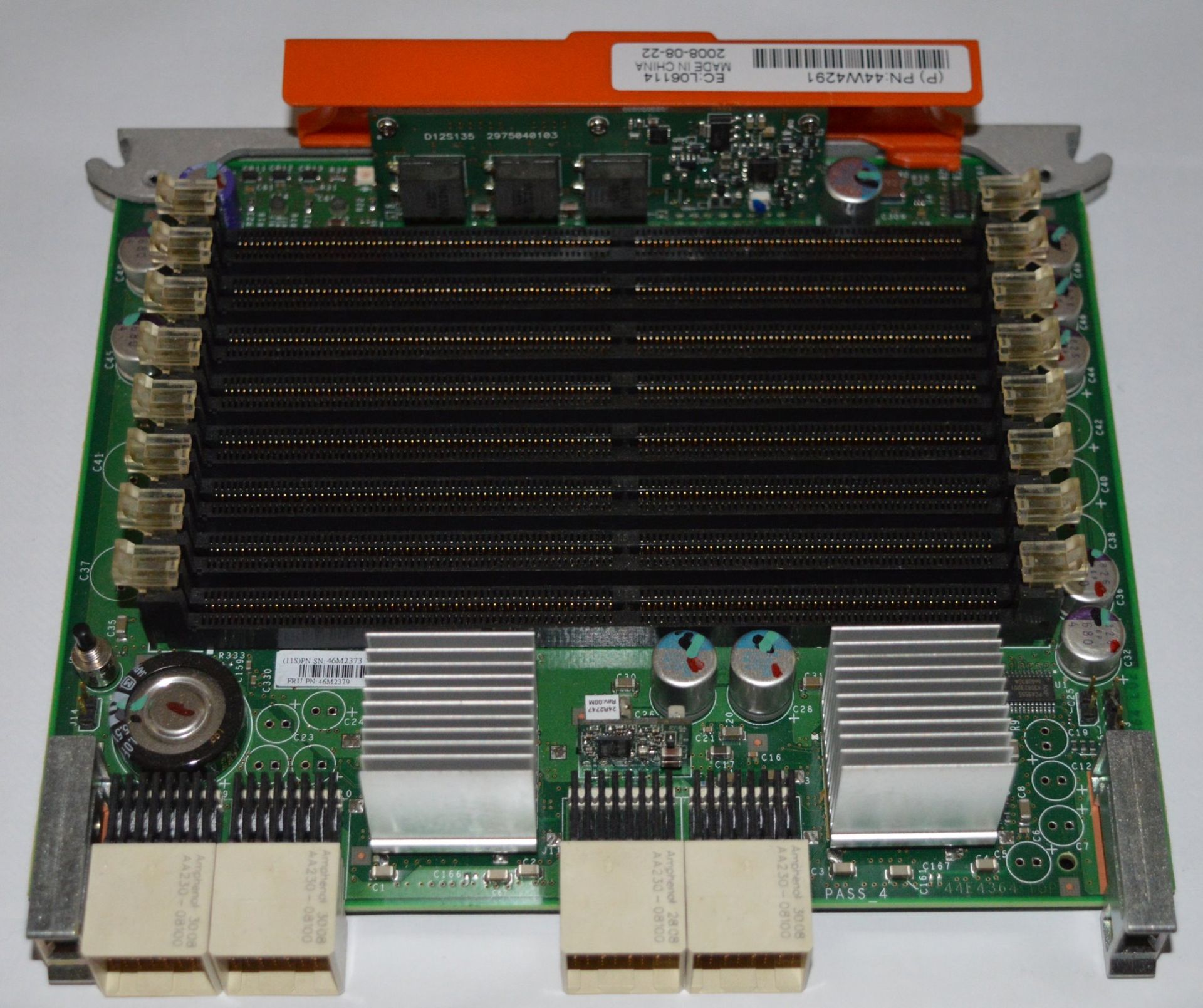 6 x IBM X-Series X3850 X3950 M2 Server RAM Expansion Modules - Part No: 44W4291 43W8672 - Removed