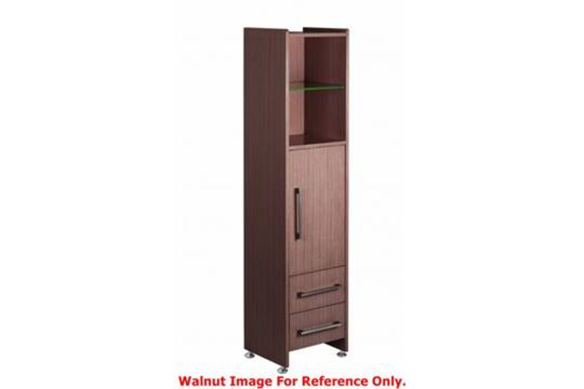 1 x Vogue ARC Bathroom Series 2 Tall Boy Unit - WENGE - Contemporary Design - Manufactured to the - Image 3 of 3