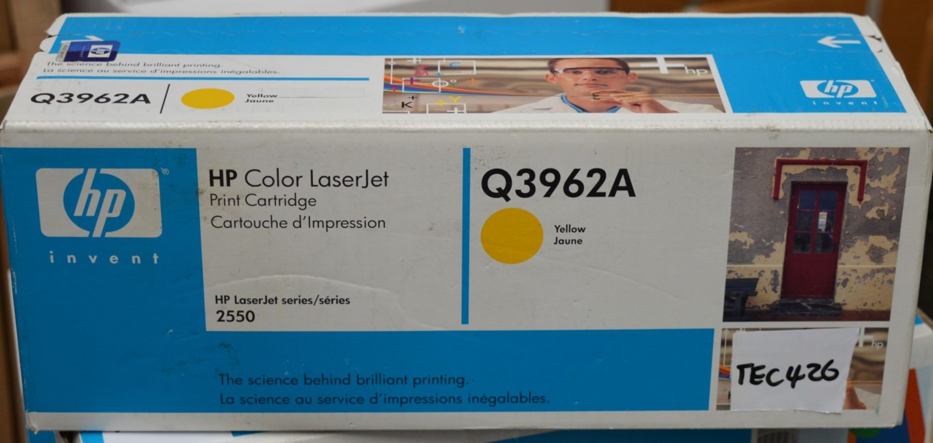 1 x HP Q3962A Yellow Toner Cartridge - For HP Laserjet 2550 Printers - Genuine Boxed Sealed