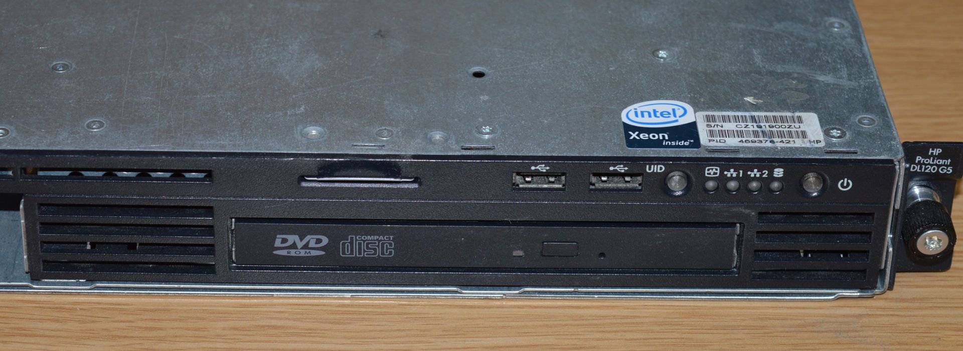 1 x HP Proliant DL120 G5 1U Rackmount File Server - 2 x 2.5ghz Intel Xeon Quad Core Processor - - Bild 2 aus 2