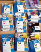 50 x Assorted Genuine Inkjet printer Cartriges - Compatible With Various Epson & HP Models -