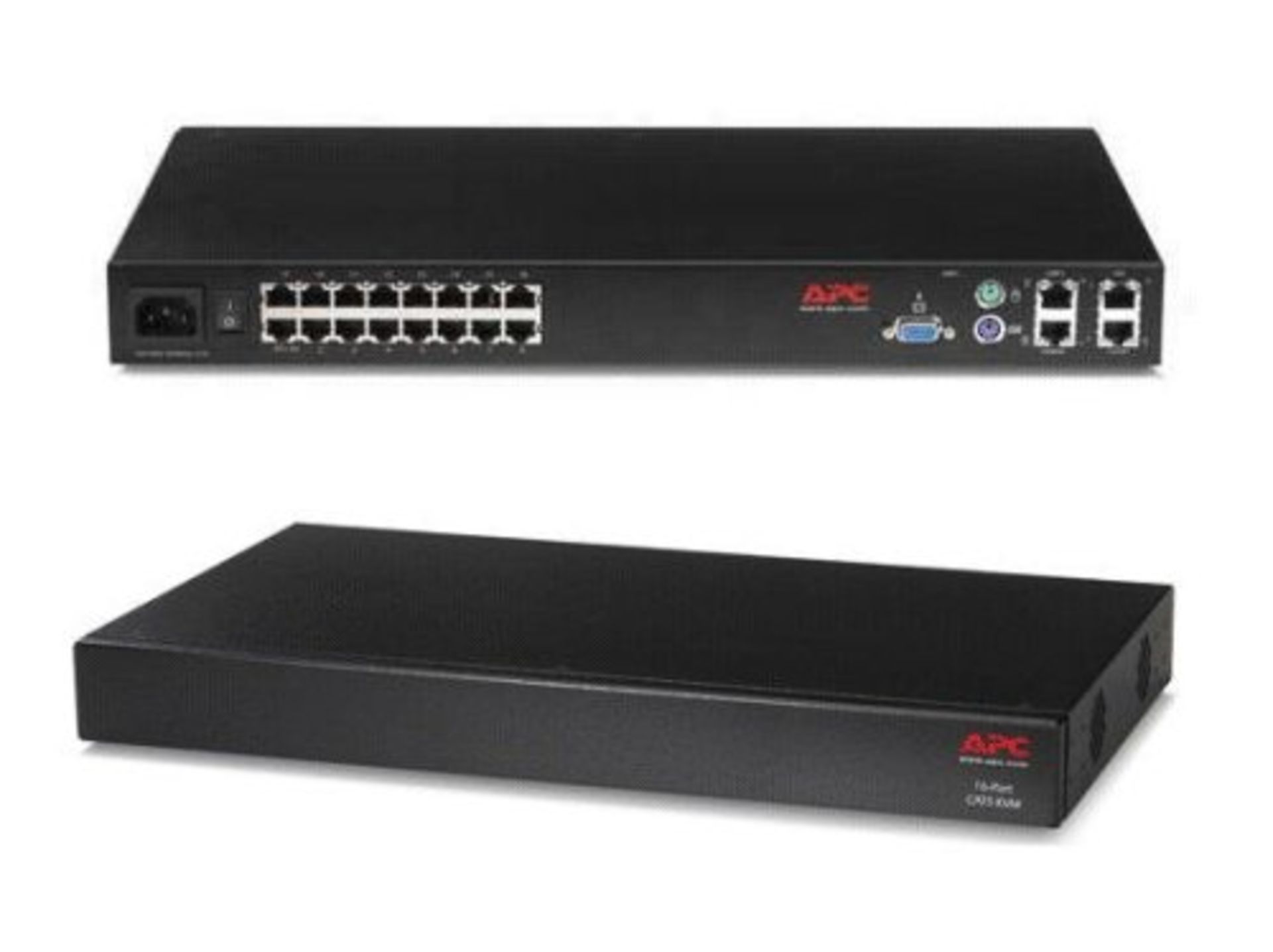 1 x APC 16-Port IP KVM - Recently Taken From A Working Office Environment - Ref NSB009 - CL106 -