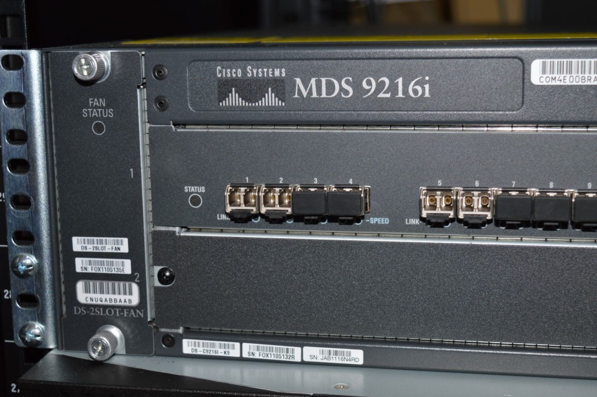 1 x Cisco Systems MDS 9216 DS-C9200 Series Multiservice Fabric Switch - Includes 14 GBIC - Image 3 of 8