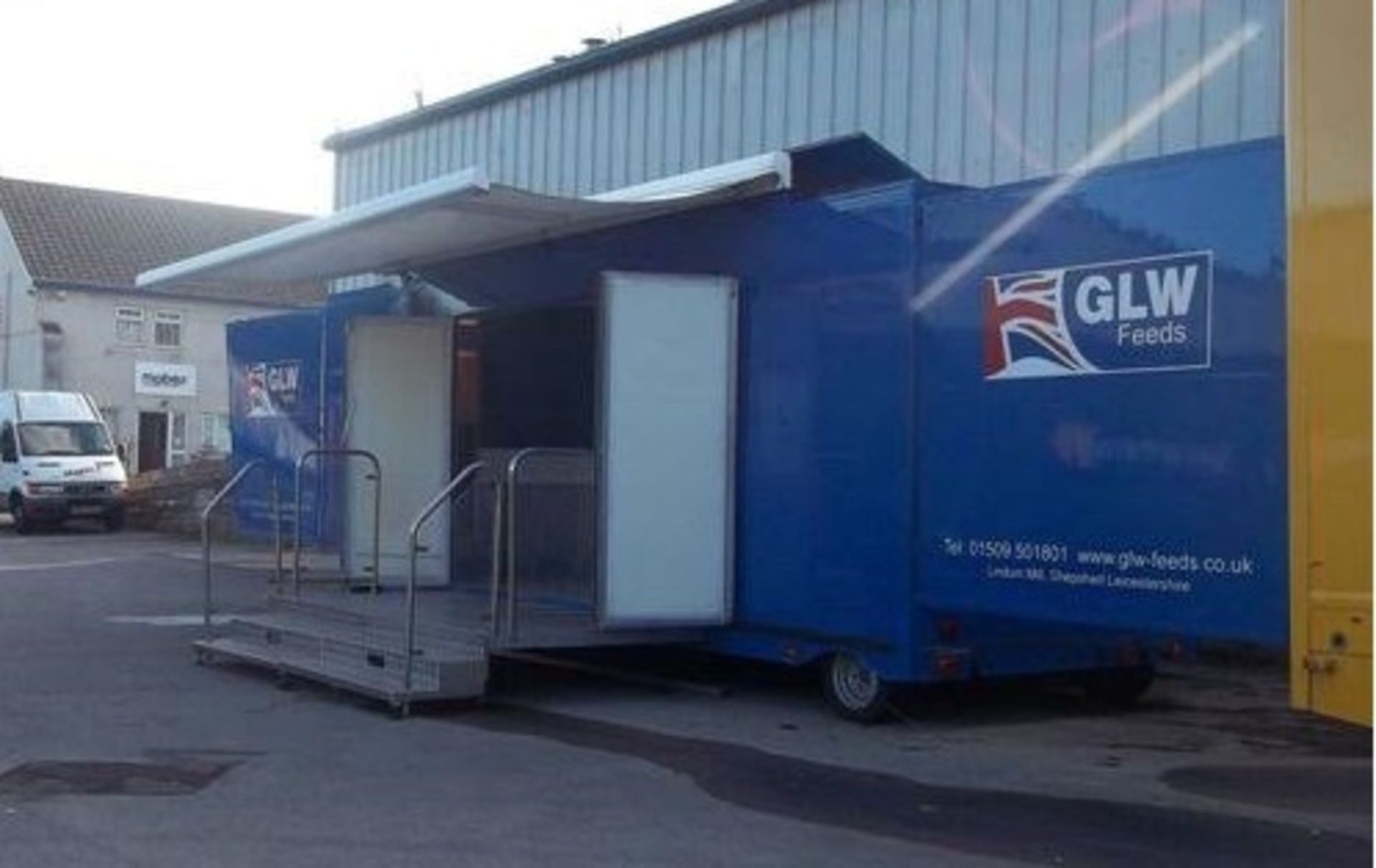 11 metre length County Group towable Trailer ideal for exhibitions and temporary store - 2.2metres