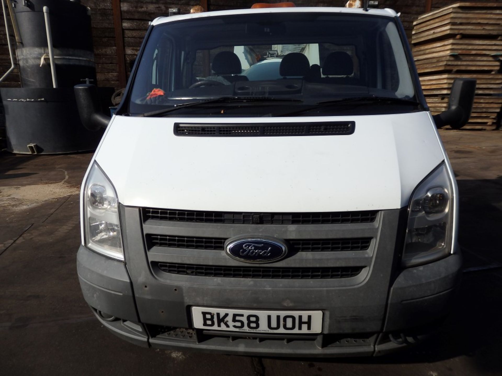 1 x 2009 Ford Transit T350 MWB Diesel Bowser in White - With 1200 Litre Tank and Reel Hose -  58 Reg - Image 50 of 51