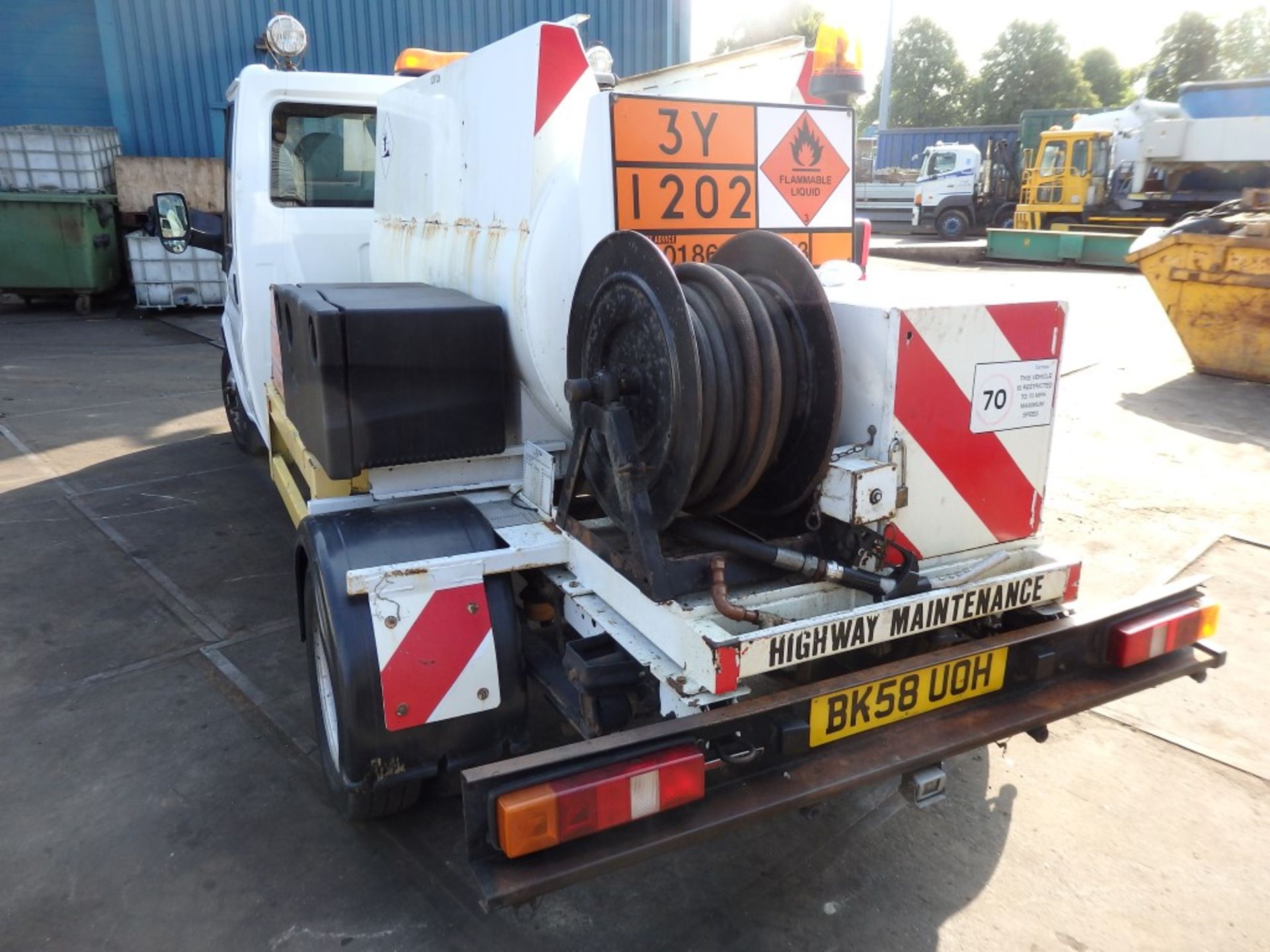 1 x 2009 Ford Transit T350 MWB Diesel Bowser in White - With 1200 Litre Tank and Reel Hose -  58 Reg - Image 39 of 51