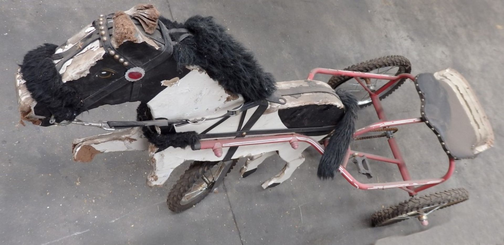 1 x Childrens Pony and Trap Bike - Barn Find - Needs Renovation Work - Overall Length 165cm - - Image 3 of 10
