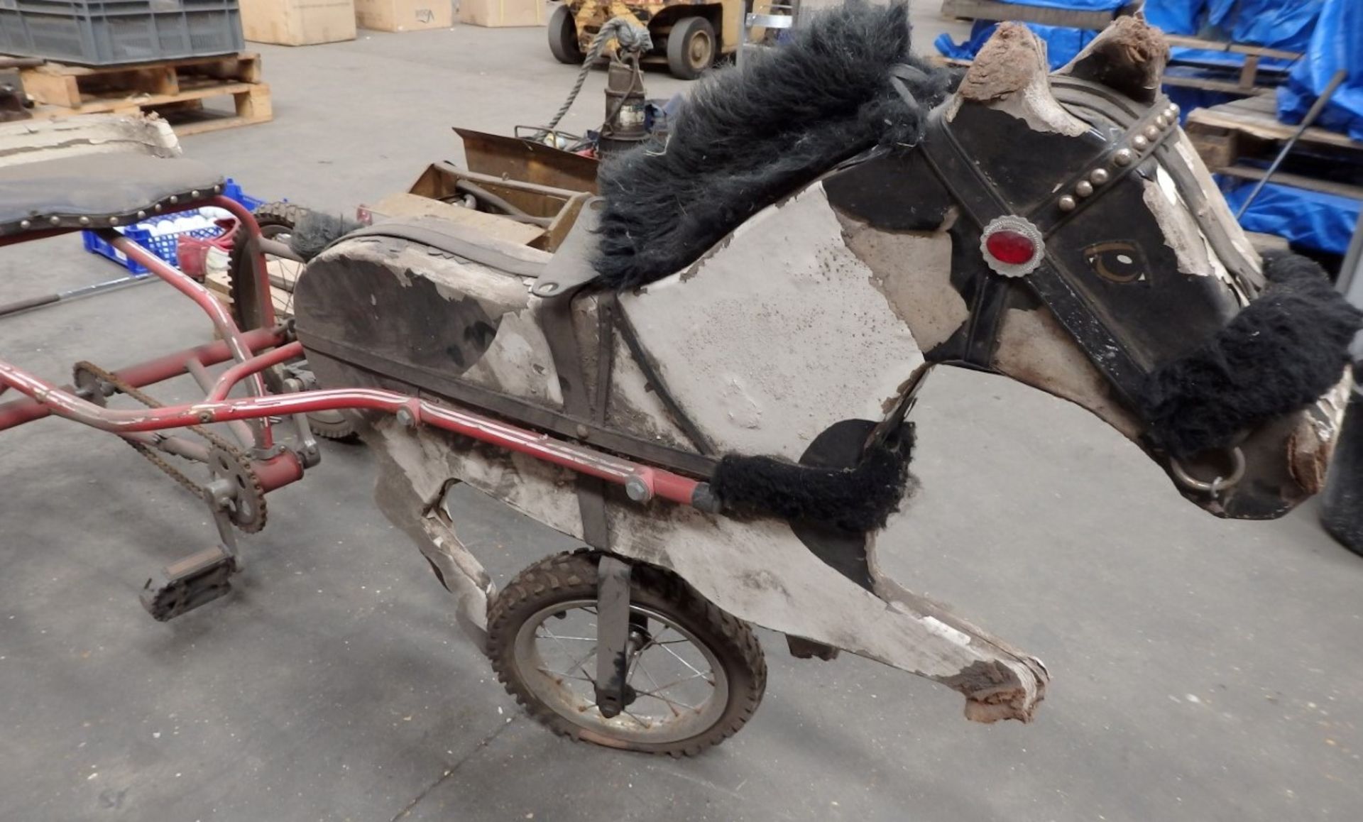 1 x Childrens Pony and Trap Bike - Barn Find - Needs Renovation Work - Overall Length 165cm - - Image 2 of 10