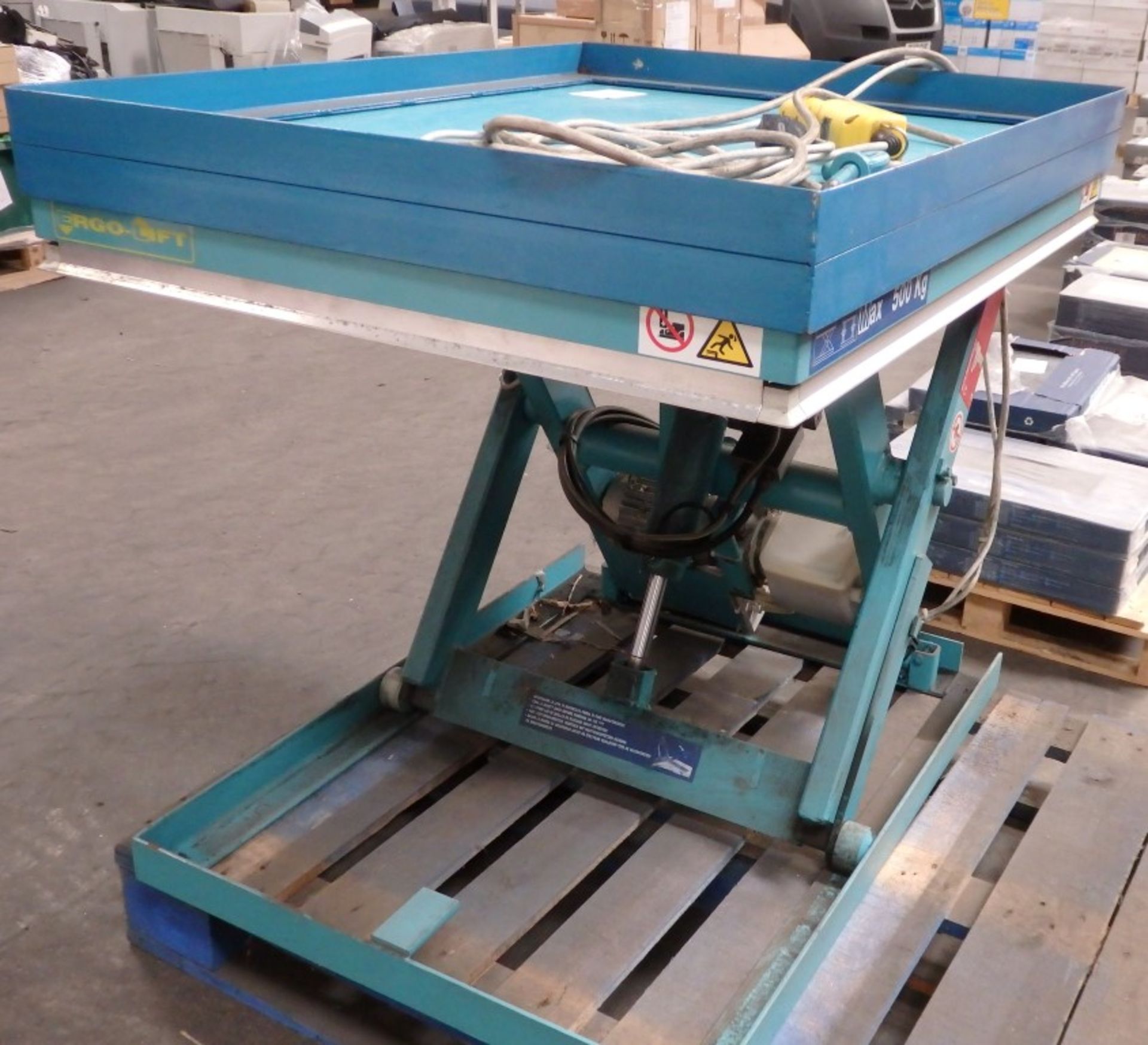 Bolzoni 500Kg Scissor Table Lift - Image 8 of 8